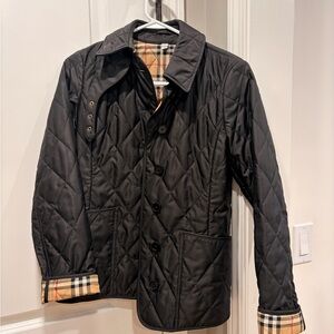 Burberry Black Quilted Jacket